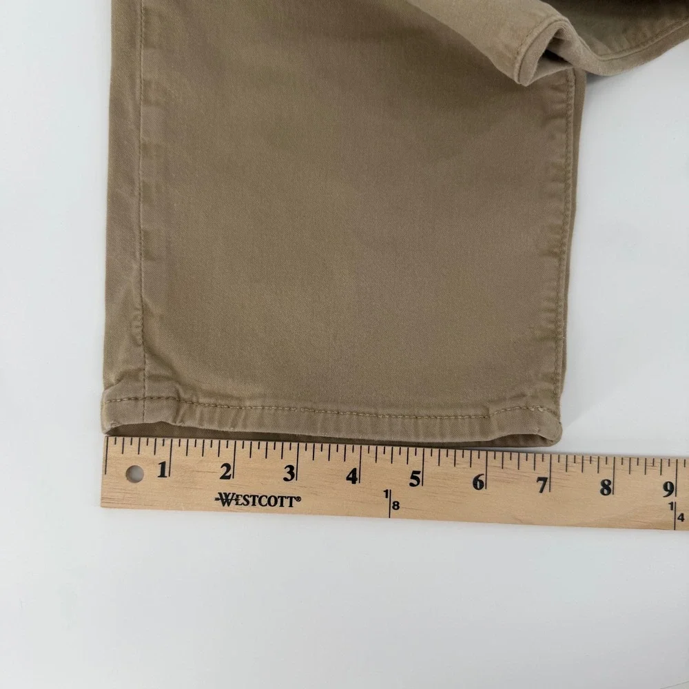Mavi Zach Straight Leg Pants Mens 35x32 Tan Khaki Cotton Stretch Twill Chino